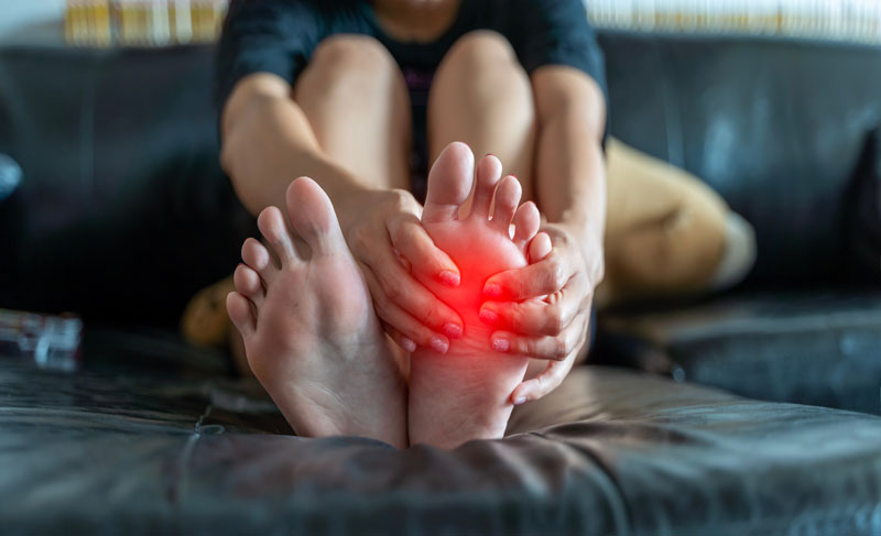 Magnesium Öl Fuß Schmerzen Massage Nahrungsergänzung