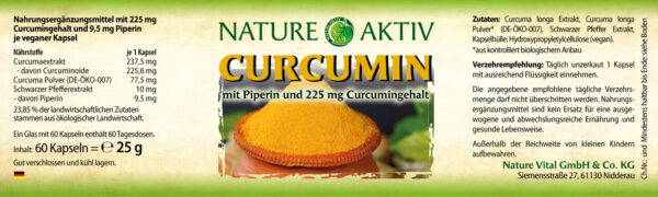 Label NA NAV Curcumin