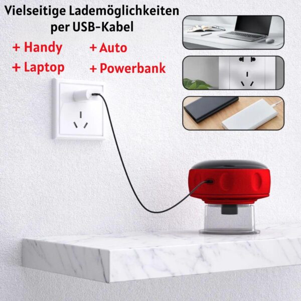 Elektrisches Massageschröpfgerät "FasziaTherma" 5-in-One Konzept für ein ganzheitliche, effektive Faszien-, Cellulite-, Lymphdrainage & Rotlichttherapie – Bild 9
